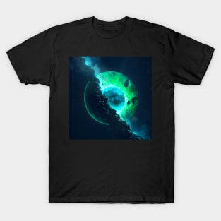 Emerald Lunar Core Cracking Open T-Shirt